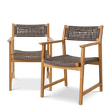 Outdoor Dining Chair Cancun Set Of 2