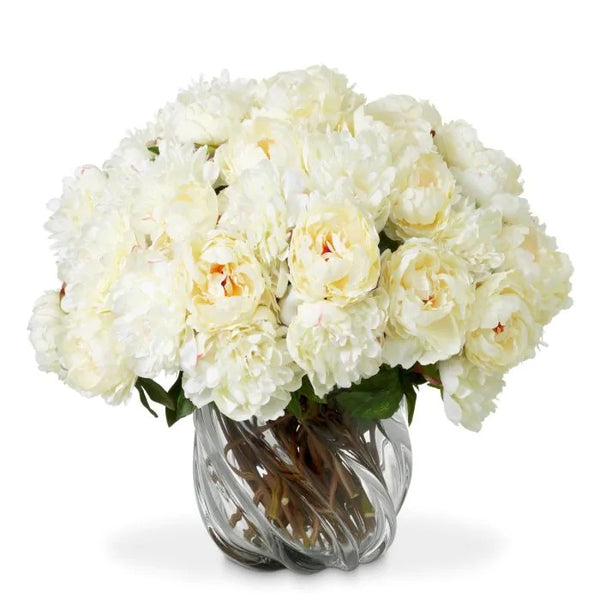 Bouquet of White Peonies 48 pcs/2 varieties