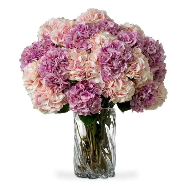 Bouquet of Pink Hydrangeas 48 pcs/2 varieties