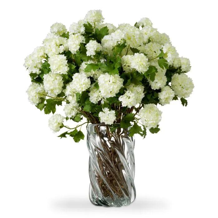 Bouquet of White Hydrangeas snowball 36 pcs