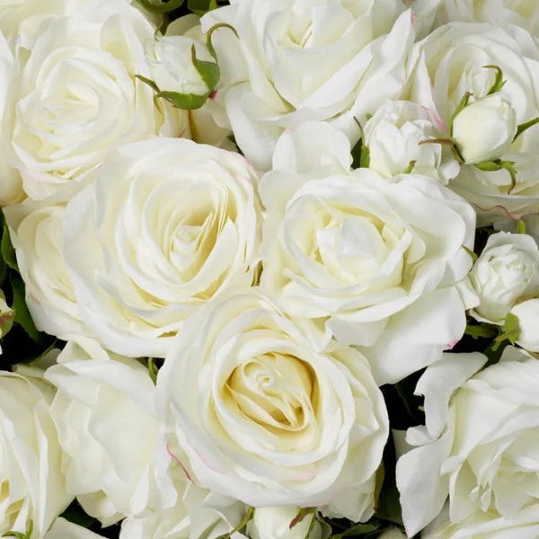 Bouquet of White Roses 72 pcs/2 varieties