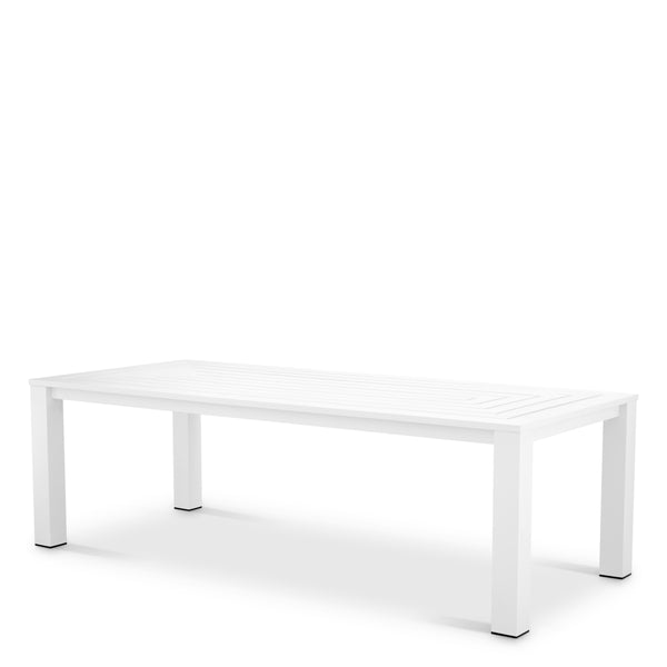 Outdoor Dining Table Vistamar matte white