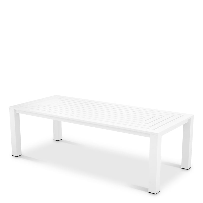 Outdoor Dining Table Vistamar matte white