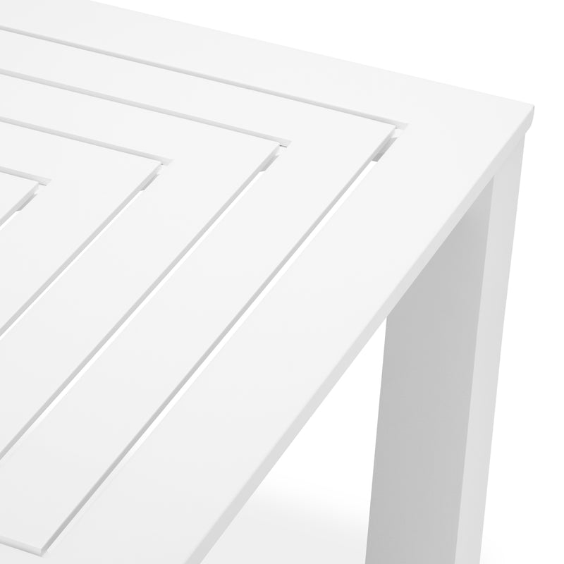 Outdoor Dining Table Vistamar matte white