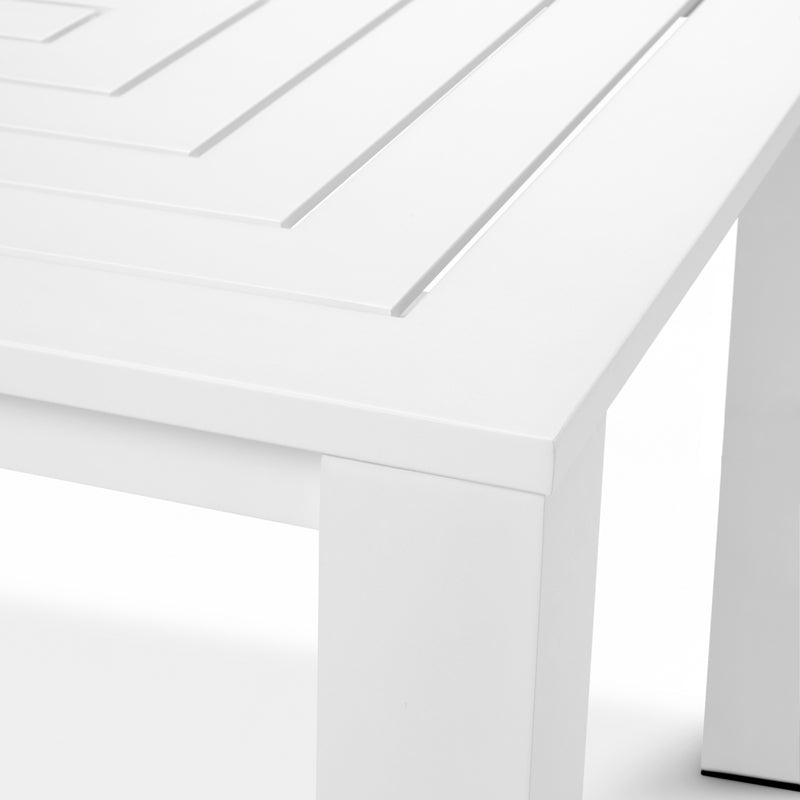 Outdoor Dining Table Vistamar matte white