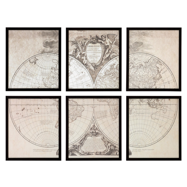 Prints Orbis Vetus Set Of 6