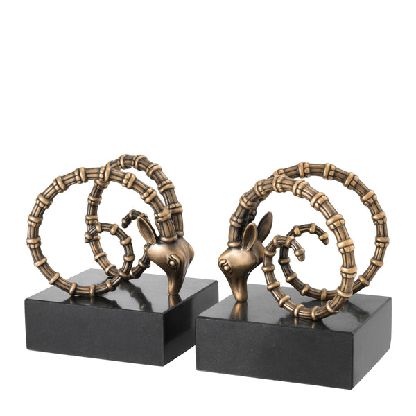 Bookend Ibex set of 2