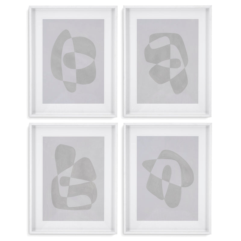 Print Soft Shape Set Of 4